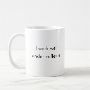 Powered by Caffeine – Productivity Mug