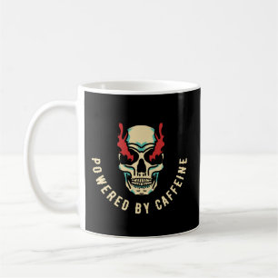 Powered by Caffeine - Skull Energy Coffee Mug
