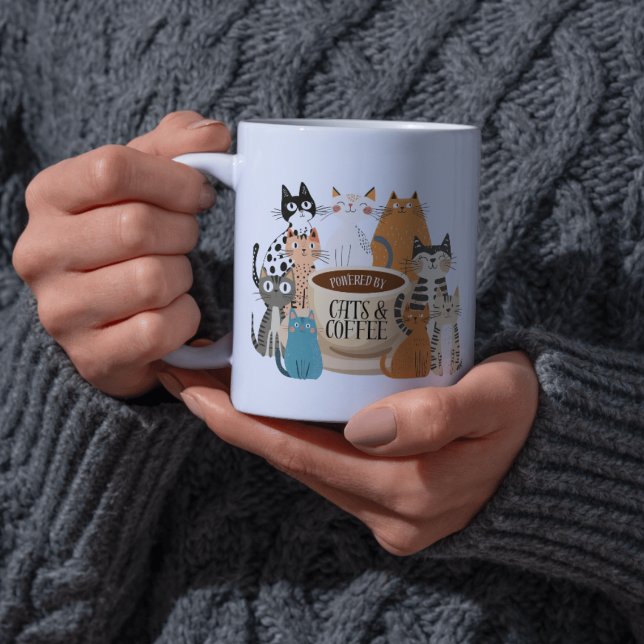 Powered by Cats and Coffee Mug (Creator Uploaded)