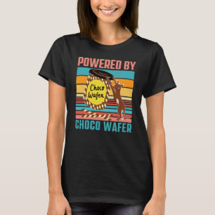 POWERED BY CHOCO WAFER - CHOCO WAFER AND CAT LOVER T-Shirt
