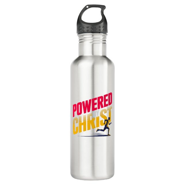 Powered by Christ 710 Ml Water Bottle (Front)