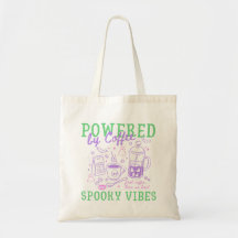 Powered By Coffee And Spooky Vibes Halloween