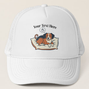 Powered by Coffee & Dog Dreams Trucker Hat