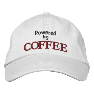 Powered by Coffee Embroidered Hat