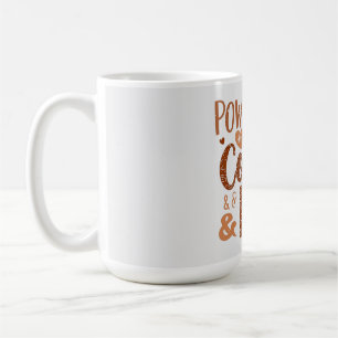 Powered by Coffee & Love – Cute Mom Life Design Coffee Mug