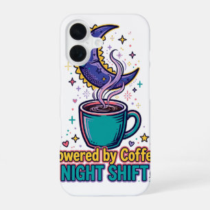 Powered by Coffee Night Shift Phone Case