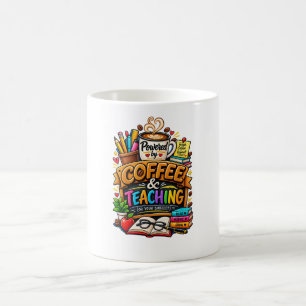Powered by Coffee & [SUBJECT] Mug