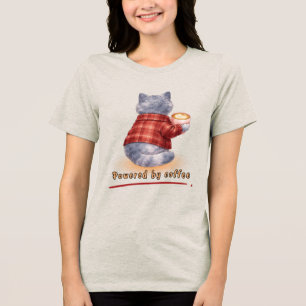 Powered by Coffee Tri-Blend Shirt
