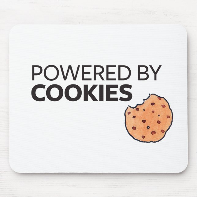 Powered by Cookies Mouse Pad (Front)