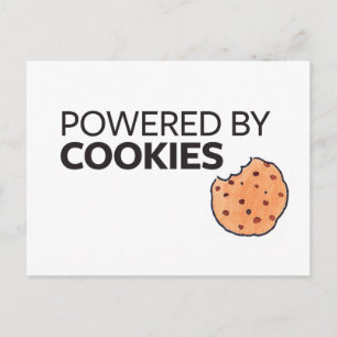 Powered by Cookies Postcard