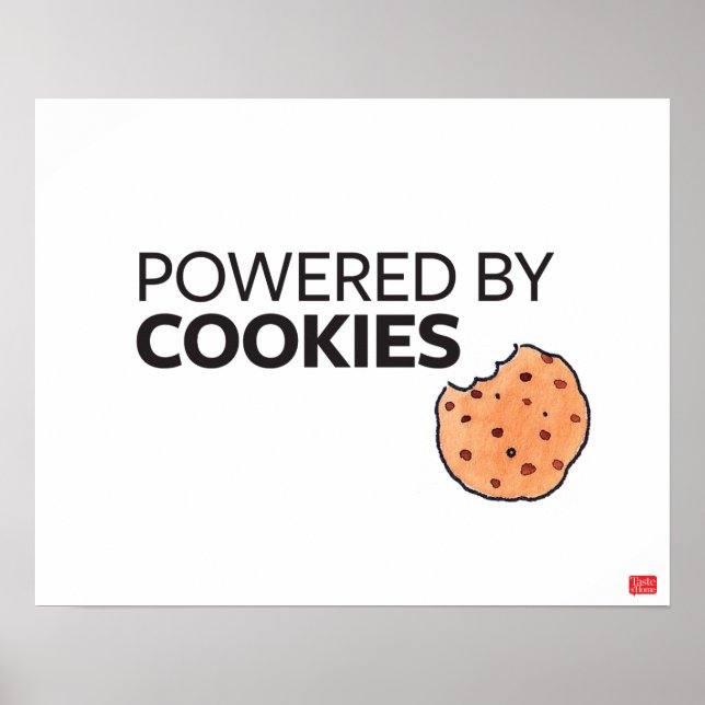 Powered by Cookies Poster (Front)