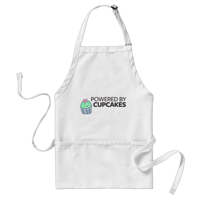 Powered by Cupcakes Standard Apron (Front)
