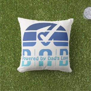 Powered by Dad's Love: Making Memories with Hugs Cushion