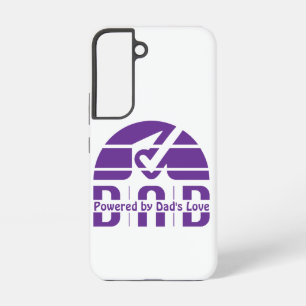 Powered by Dad's Love: Making Memories with Hugs Samsung Galaxy Case