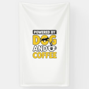 Powered By Dog And Coffee Vintage Shirt Design_1 Banner