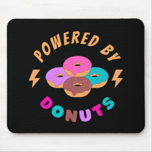 Powered By Doughnuts Mouse Pad
