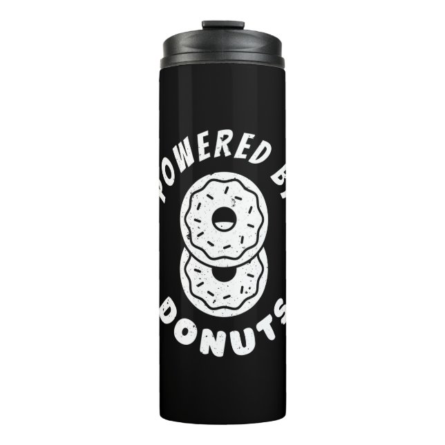 Powered By Doughnuts Thermal Tumbler (Front)