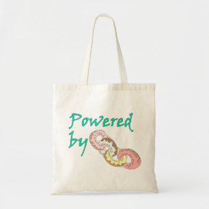 Powered By Doughnuts Tote Bag