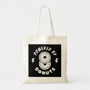 Powered By Doughnuts Tote Bag