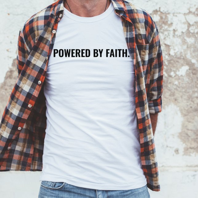 Powered by Faith Christian T-Shirt (Creator Uploaded)