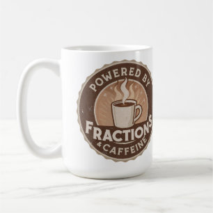 Powered by Fractions & Caffeine Coffee Mug