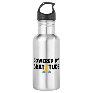 Powered By Gratitude 532 Ml Water Bottle