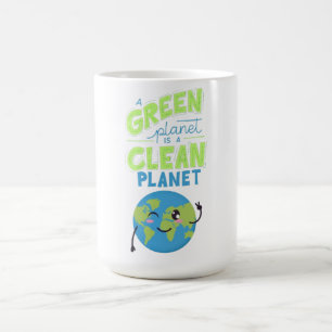 Powered by Green: Thrive with Nature" Coffee Mug