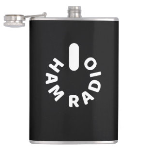 Powered by HAM Radio Hip Flask