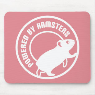 Powered by Hamsters Mouse Pad