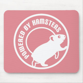 Powered by Hamsters Mouse Pad