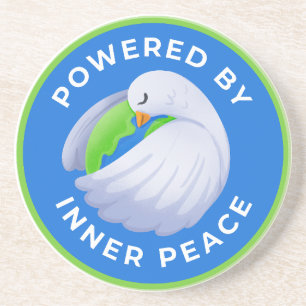 Powered by Inner Peace Dove Sandstone Coaster