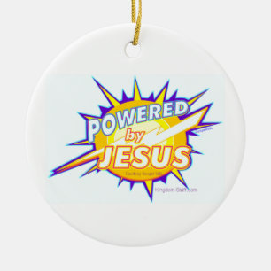 Powered by Jesus Ornament