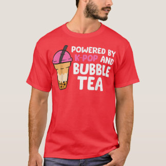 Powered By K-pop And Bubble Tea 1537 T-Shirt
