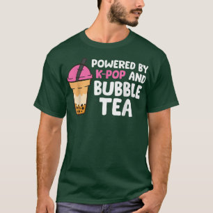 Powered By K-pop And Bubble Tea 1537 T-Shirt