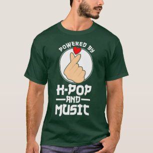 Powered By K-pop And Music K-pop Merch2215 T-Shirt