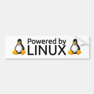 Powered by Linux Bumper Sticker