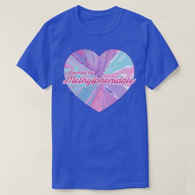 Powered by Lithium Methylphenidate T-Shirt (Design Front)