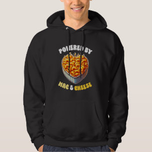 Powered By Mac & Cheese Pasta American Macaroni Hoodie