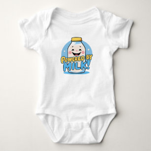 Powered by Milk – Funny Baby Quote Bodysuit