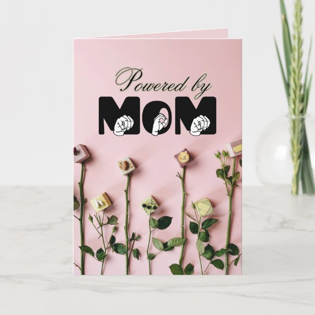 Powered by MOM, A Heartfelt Tribute to HER Holiday Card (Front)