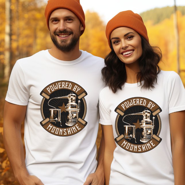 Powered by Moonshine T-Shirt (Creator Uploaded)