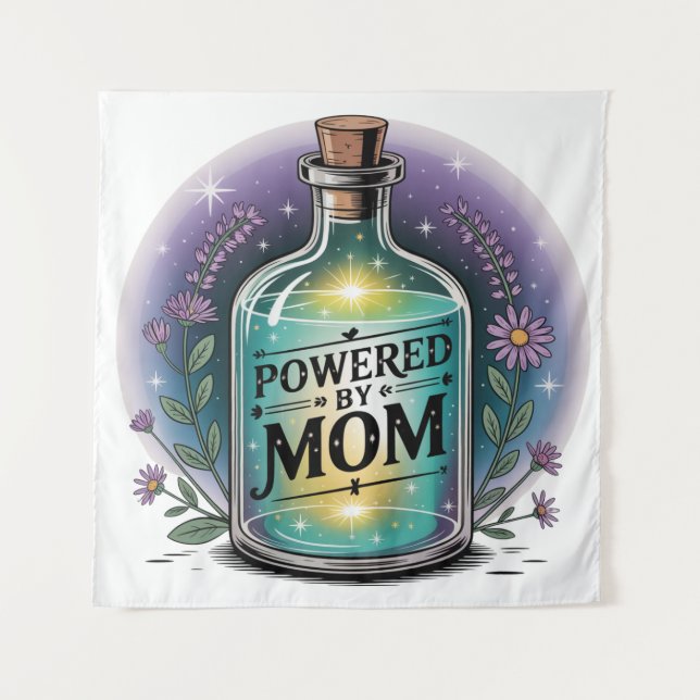 Powered By Mum Tapestry (Front)