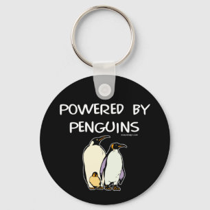 Powered By Penguins Key Ring