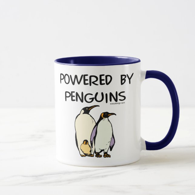 Powered By Penguins Mug (Right)