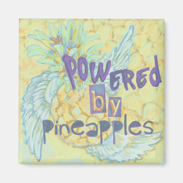 Powered by Pineapples, Magnets (Front)