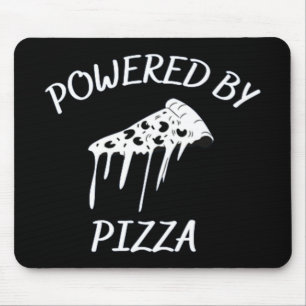 Powered By Pizza Mouse Pad