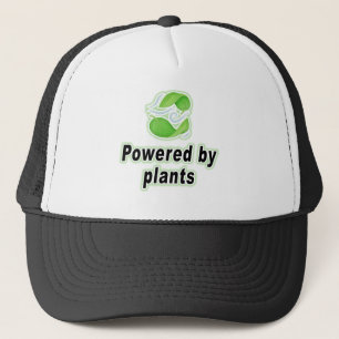 Powered By Plants For Vegan Plant Based Diet Gift Trucker Hat
