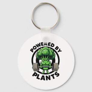 Powered By Plants Vegan Athlete Vegan Gym Vegan Bo Key Ring