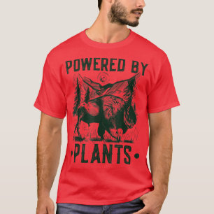 Powered By Plants, Vegan Bodybuilding Bison Vegeta T-Shirt