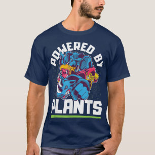 Powered By Plants, Vegan Bodybuilding Vegetarian T-Shirt